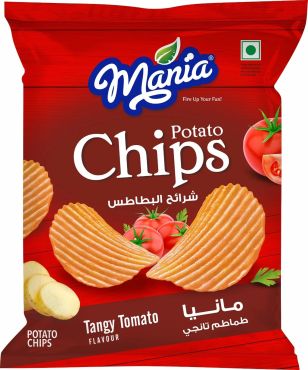 Mania Tangy Tomato Potato Chips, 52 G